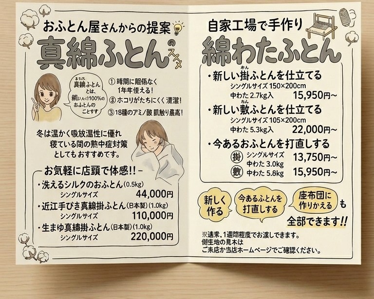 寝具の森ふっくらフェアー