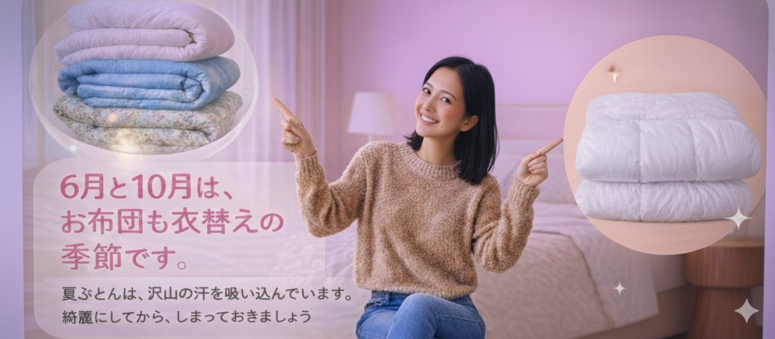 羽毛ふとんのメンテナンス